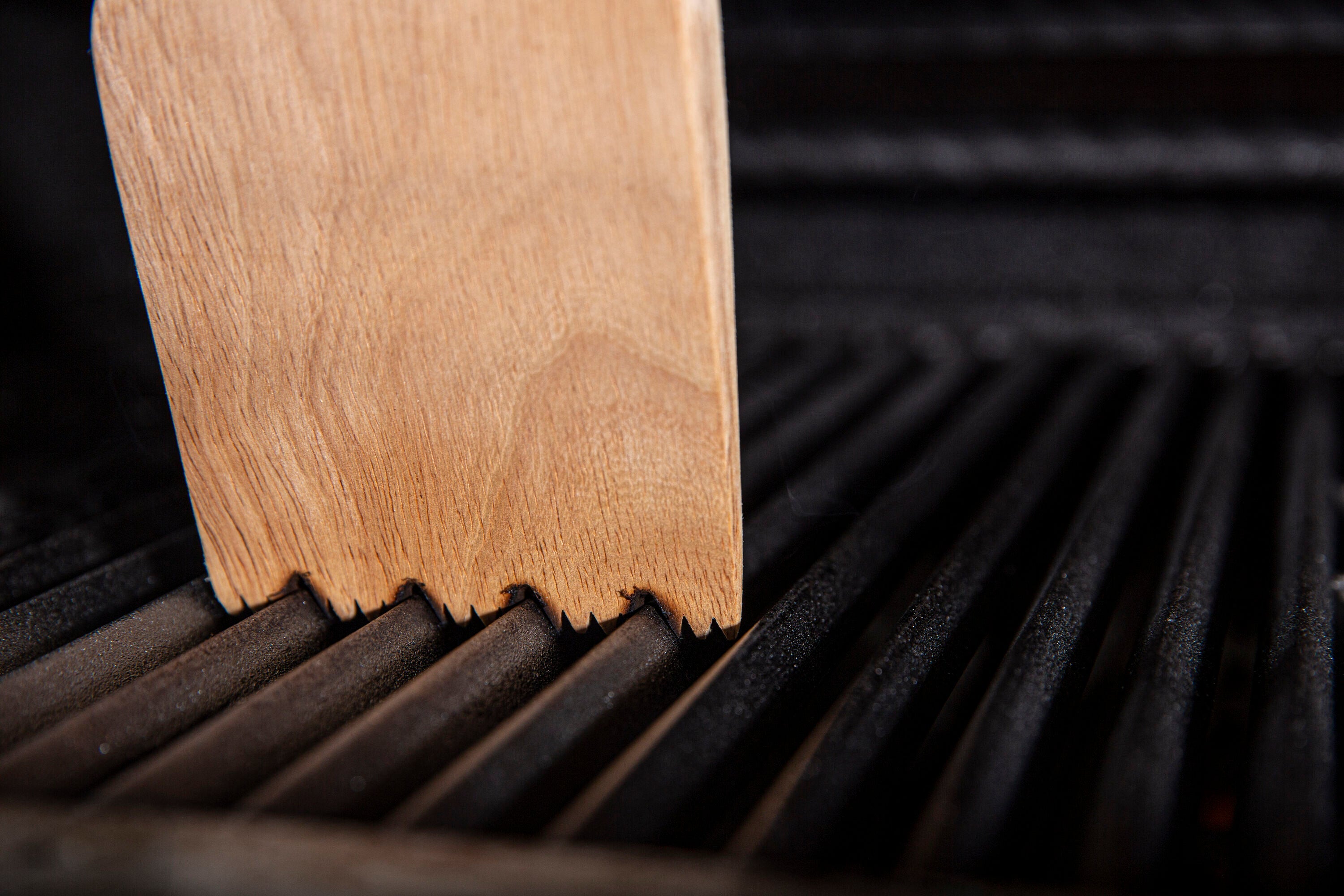 Wood Bbq Grill Scraper