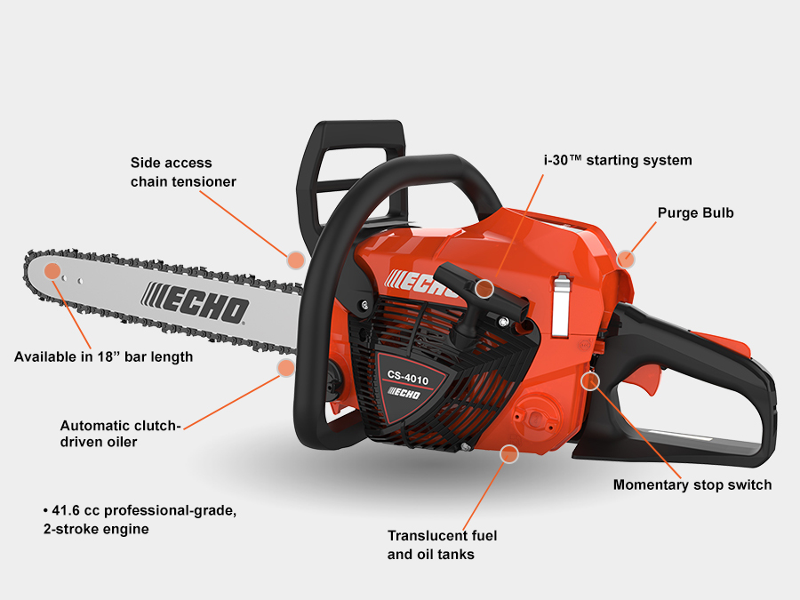 ECHO Chainsaws CS-4010 StaticShot1