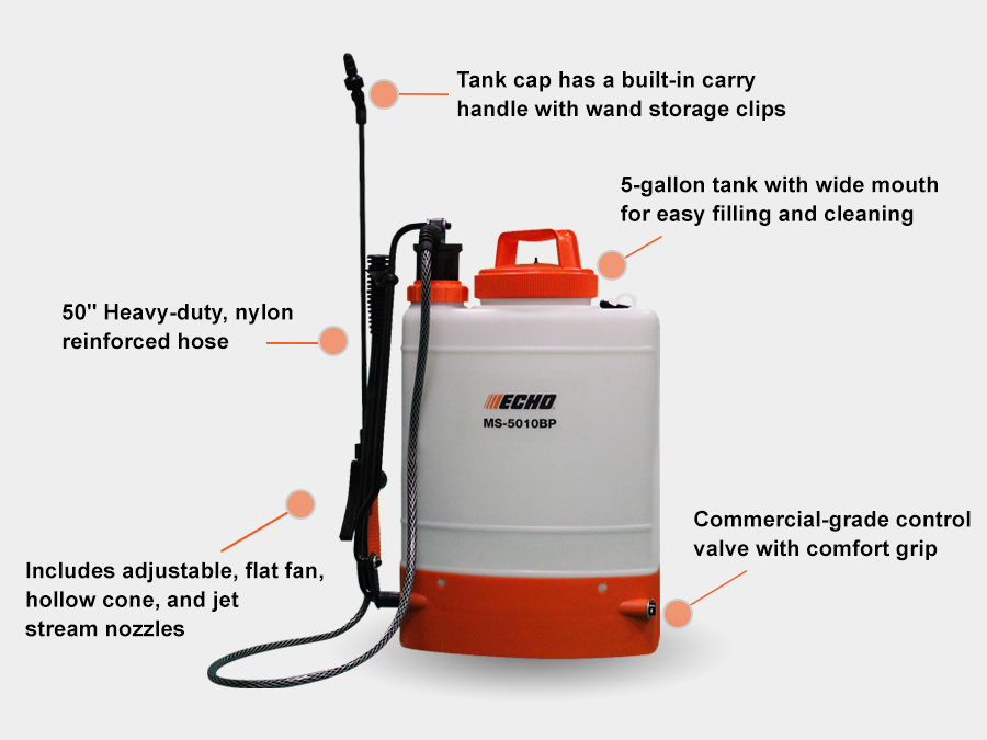 ECHO Sprayers MS-5010BP StaticShot2