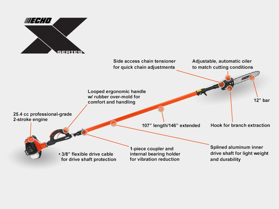 ECHO Power-Pruner PPT-2620 StaticShot2