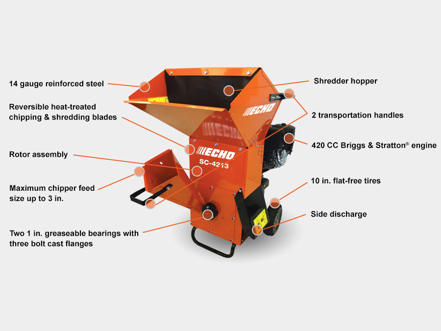ECHO Chippers-Shredders SC-4213 StaticShot1